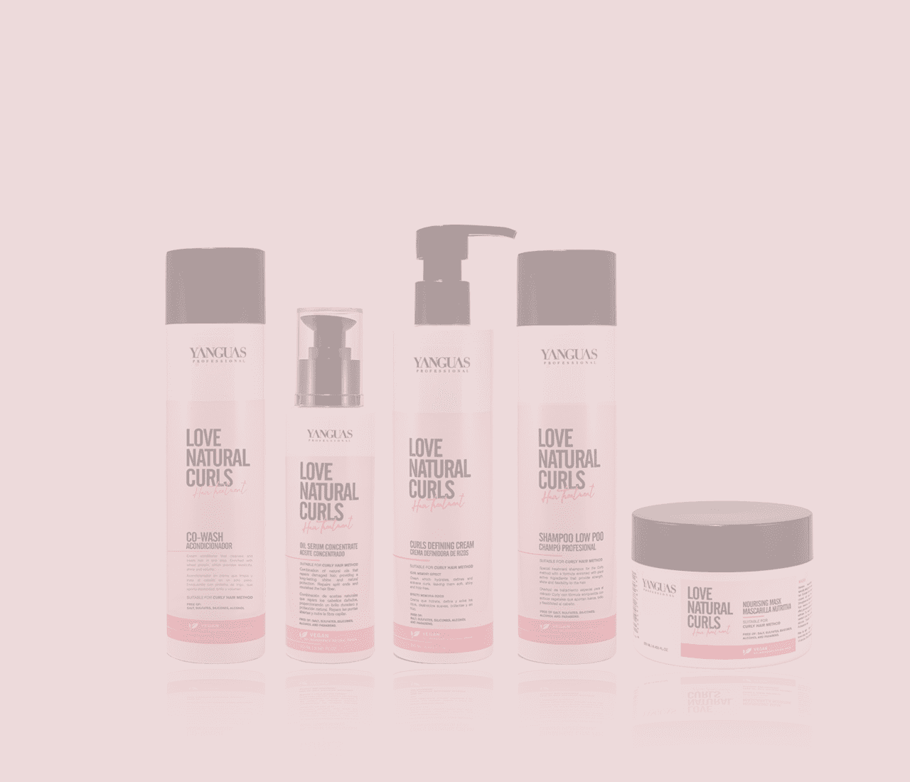 La línea de Yanguas Professional especialmente diseñada para el cabello ondulado o rizado, Love Natural Curls (Qué!)