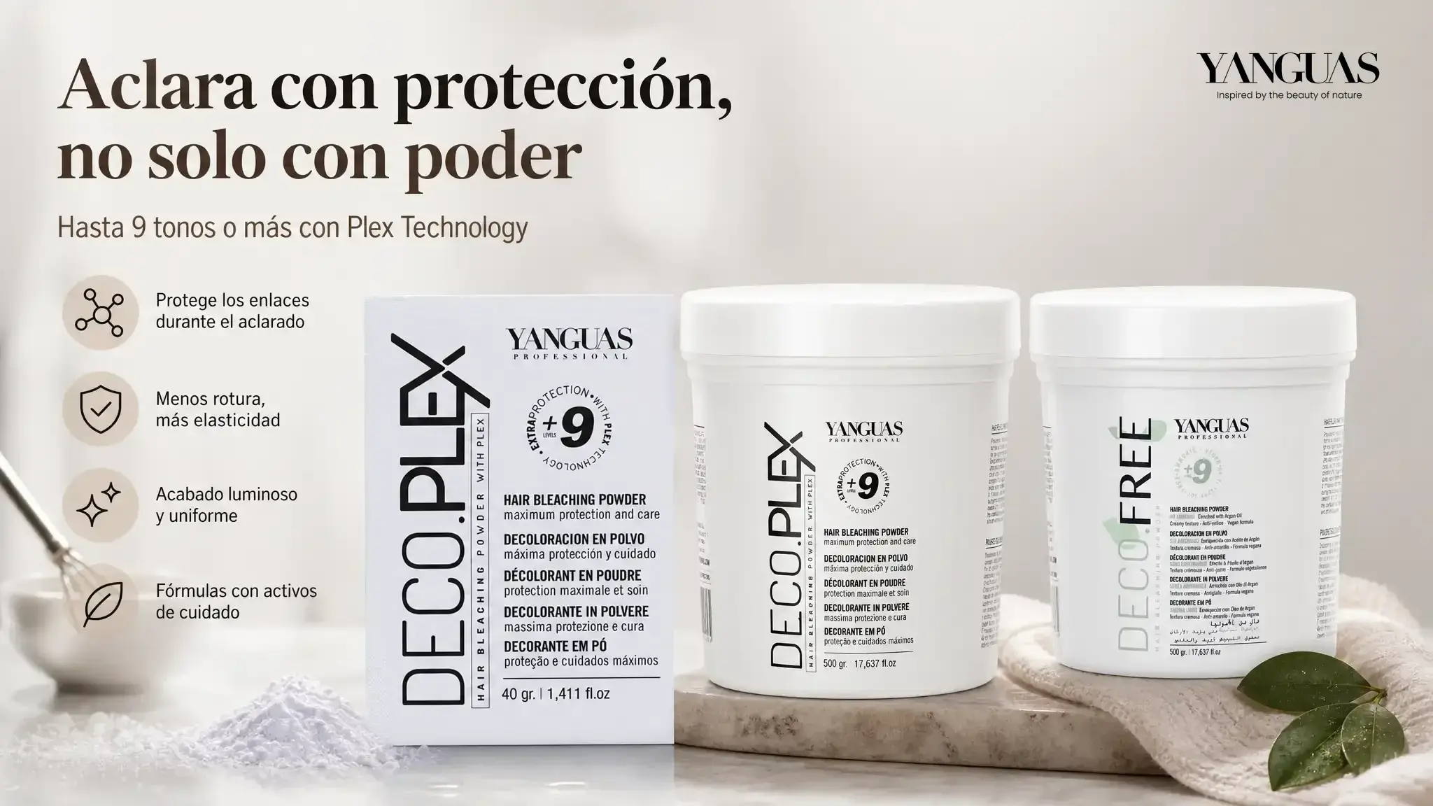 ¿Por Qué la Decoloración con Plex Protege y la Normal no?
