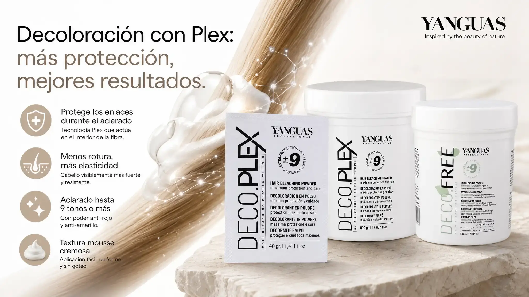 ¿Por Qué la Decoloración con Plex Protege y la Normal no?