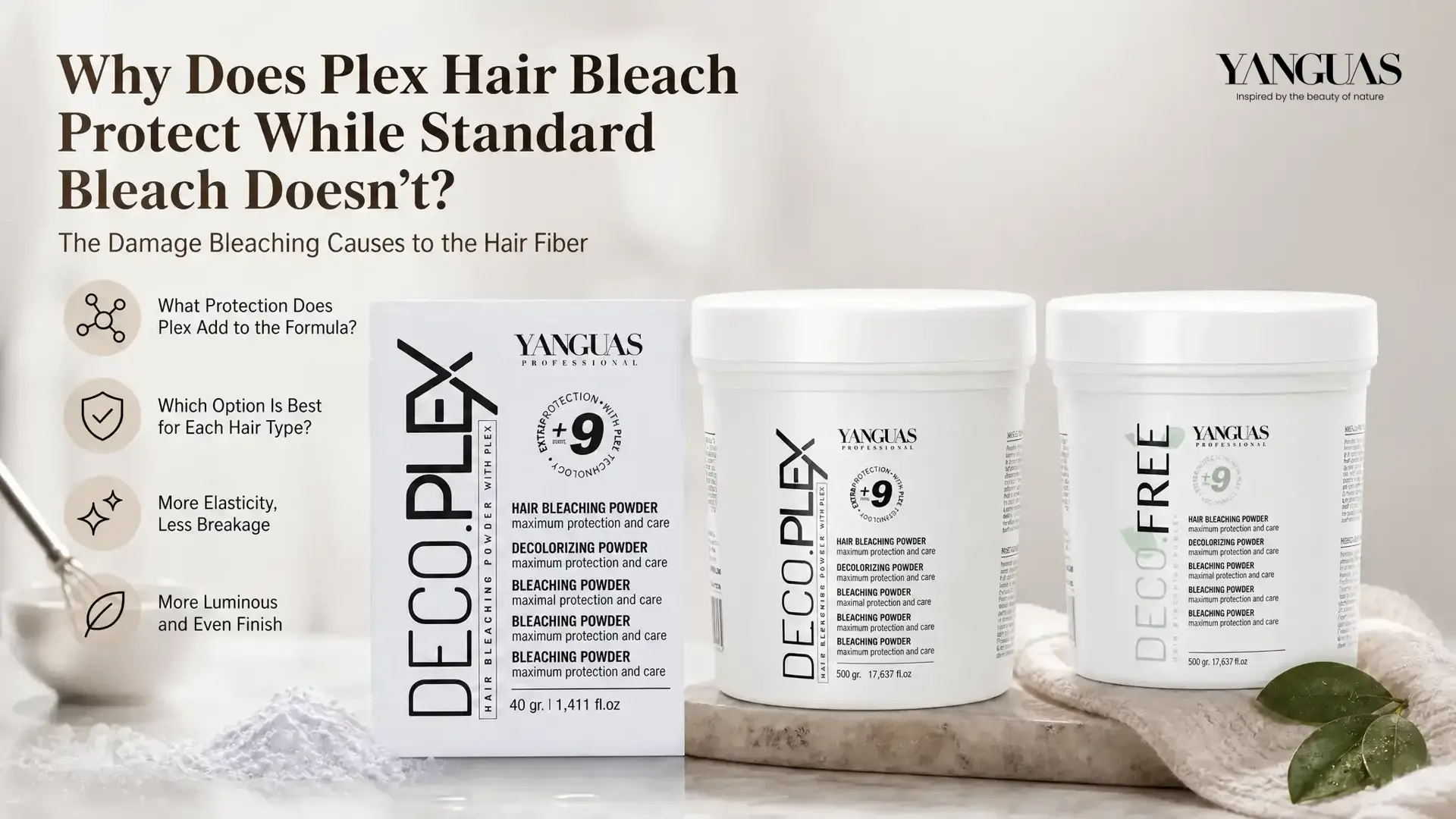 Why Does Plex Hair Bleach Protect While Standard Bleach Doesn't?