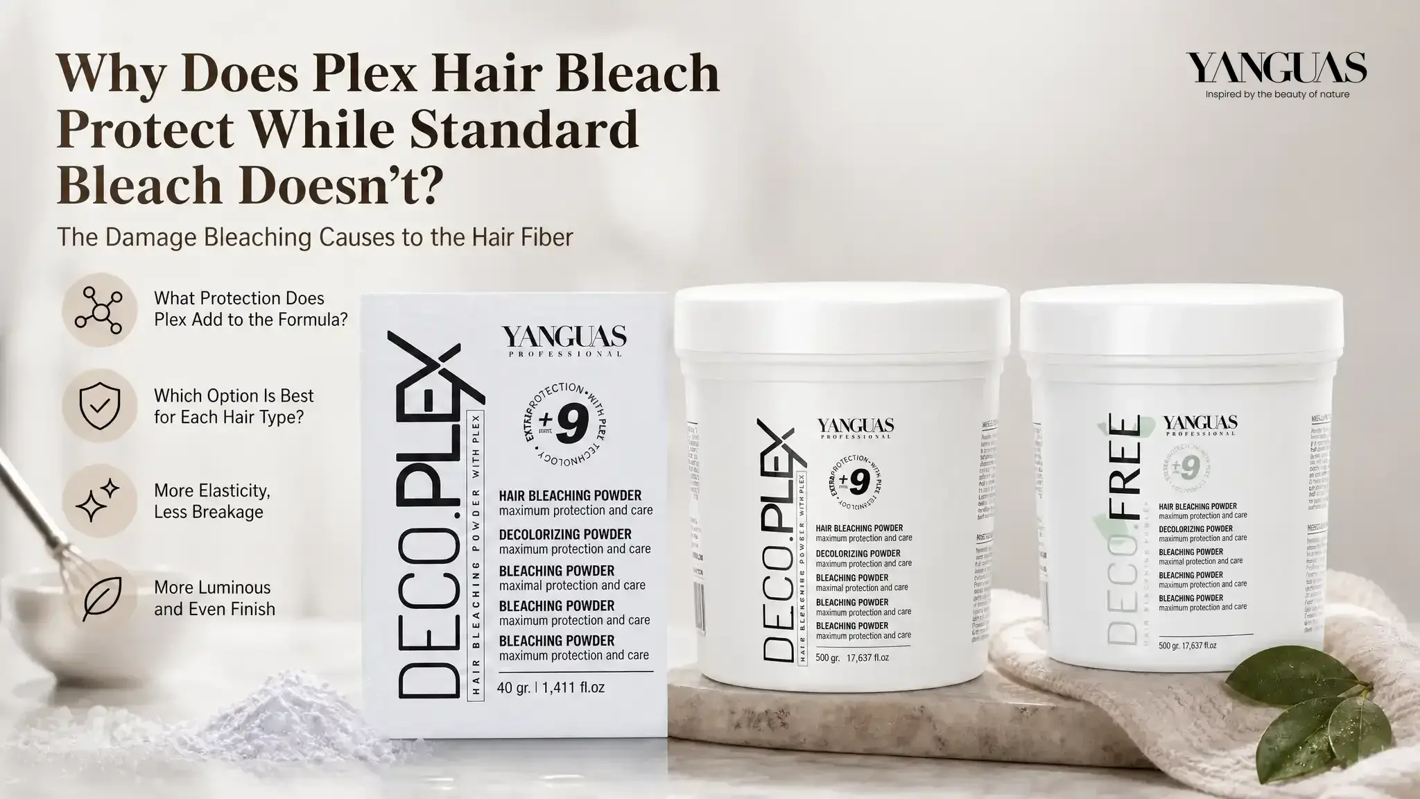 Why Does Plex Hair Bleach Protect While Standard Bleach Doesn't?