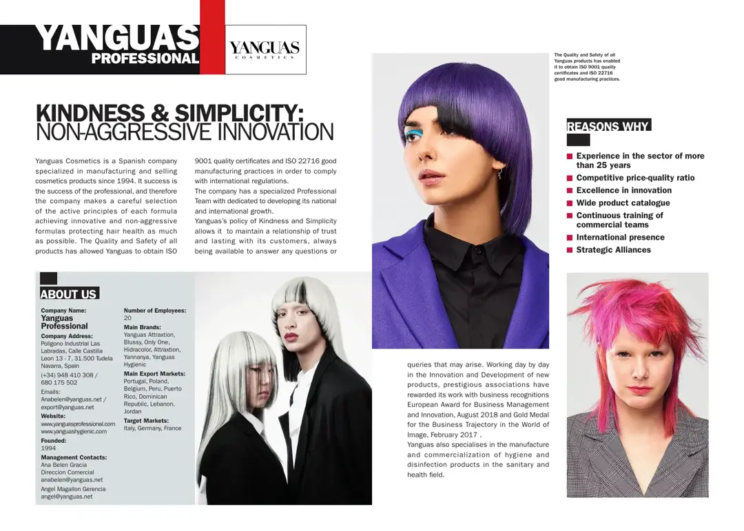 Yanguas Professional: Kindness & Simplicity, Non-Aggressive Innovation